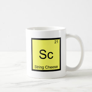 Sc - String Cheese Funny Chemistry Element Symbol Coffee Mug
