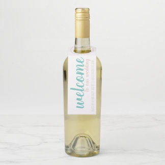 SC Wedding Wine Bottle Tag