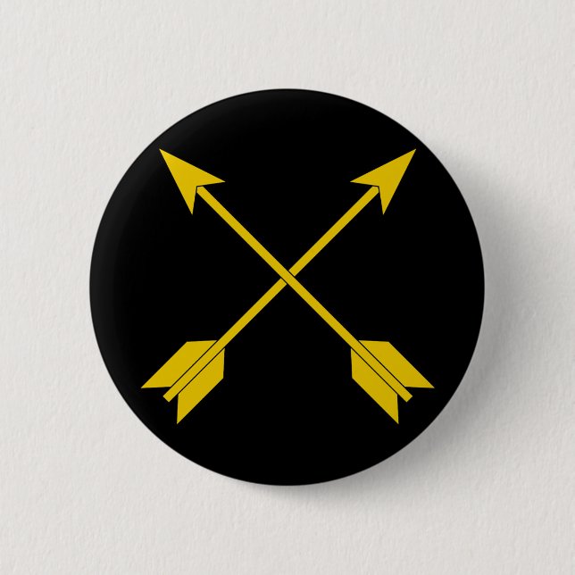 SCA Archery Marshal 6 Cm Round Badge (Front)