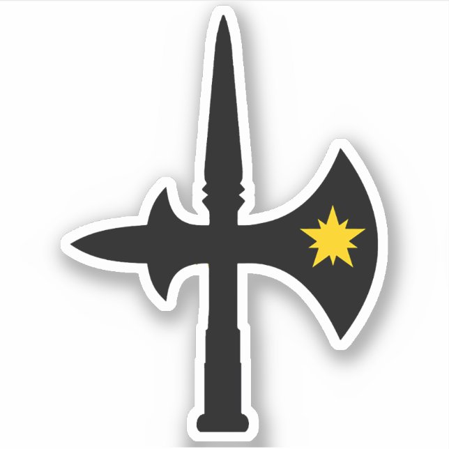 SCA Bryn Gwlad Custom-Cut Vinyl Sticker (Front)