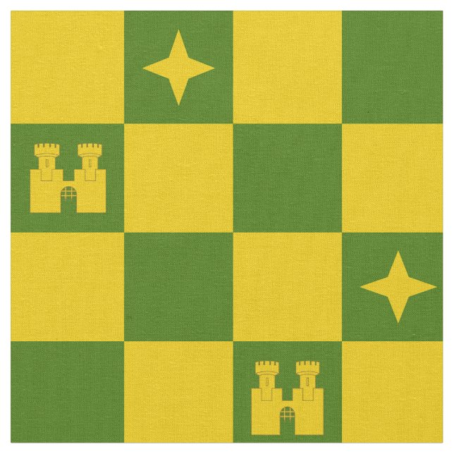 SCA Castle North Populace Badge Babric Fabric (Close Up)
