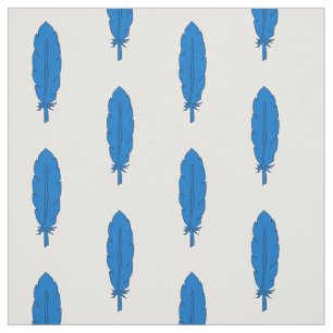 SCA Clan Blue Feather Fabric