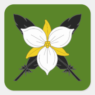 SCA Crows Gate Populace Badge Square Sticker