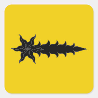 SCA Debatable Lands Populace Badge Square Sticker