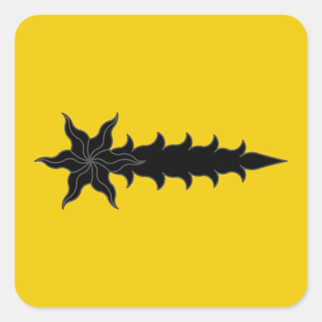 SCA Debatable Lands Populace Badge Square Sticker (Front)