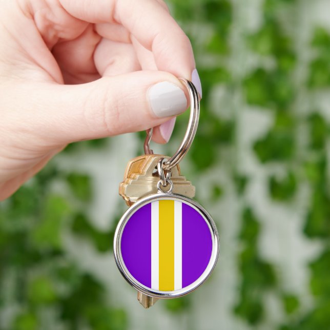 SCA Dragon Dormant Round Keychain, Small (1.44") Key Ring (Hand)