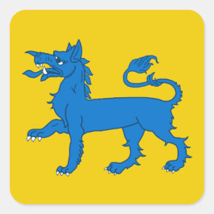 SCA East Kingdom Populace Badge Square Sticker