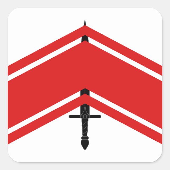 SCA Eoforwic Populace Badge Square Sticker (Front)