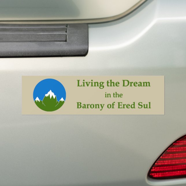 SCA Ered Sul Bumper Sticker (On Car)