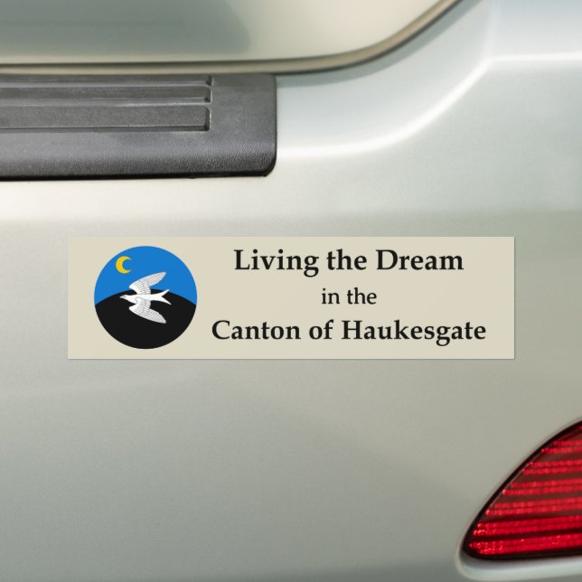 SCA Haukesgate Bumper Sticker (On Car)