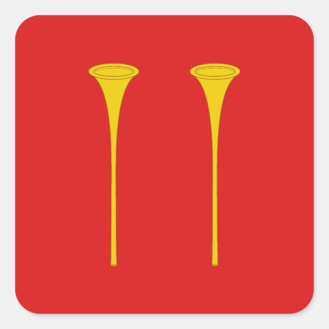 SCA Heraldshill Populace Badge Square Sticker (Front)