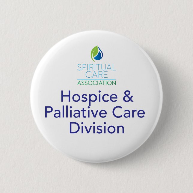 SCA Hospice & Palliative Care Division Button (Front)
