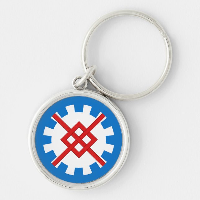 SCA Innilgard Small (1.44") Round Keychain (Front)