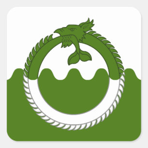 SCA Loch Soilleir Populace Badge Square Sticker
