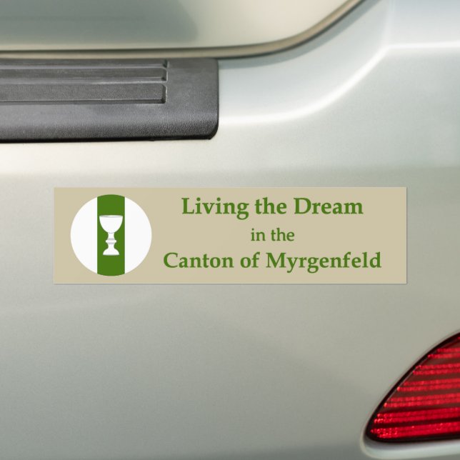 SCA Myrgenfeld Bumper Sticker (On Car)