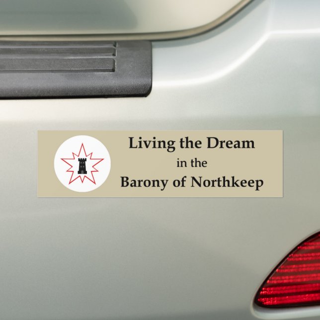 SCA Northkeep Bumper Sticker (On Car)