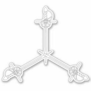 SCA Order of Defence Custom-Cut Vinyl Sticker