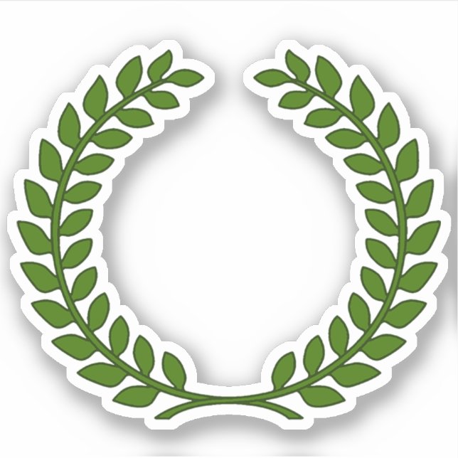 SCA Order of the Laurel Custom-Cut Vinyl Sticker (Front)