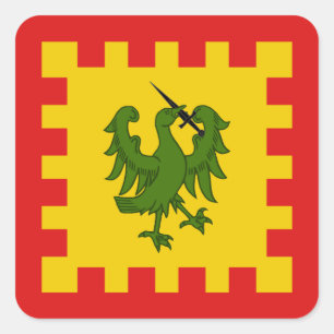 SCA Saint Christina Populace Badge Square Sticker