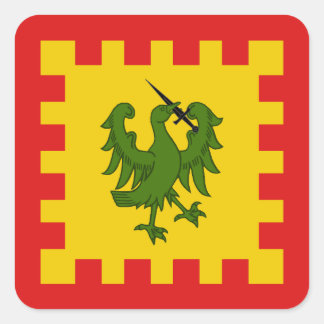 SCA Saint Christina Populace Badge Square Sticker