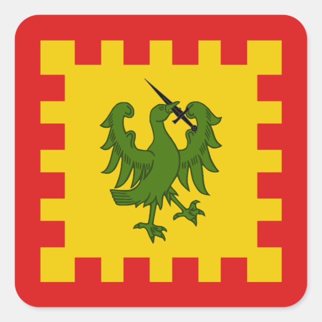 SCA Saint Christina Populace Badge Square Sticker (Front)