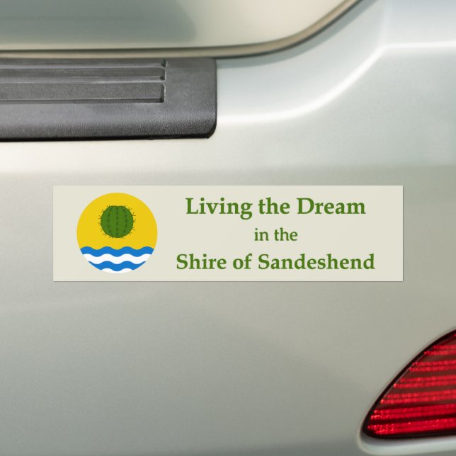 SCA Sandeshend Bumper Sticker (On Car)
