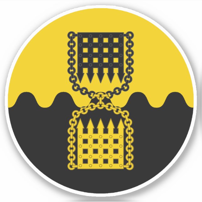 SCA Schattentor Vinyl Sticker (Front)