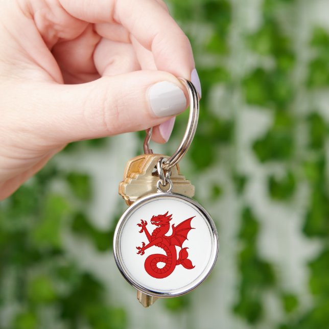 SCA Seashire Round, Small (1.44") Keychain (Hand)