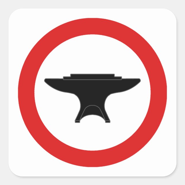 SCA Silva Vulcani Populace Badge Square Sticker (Front)