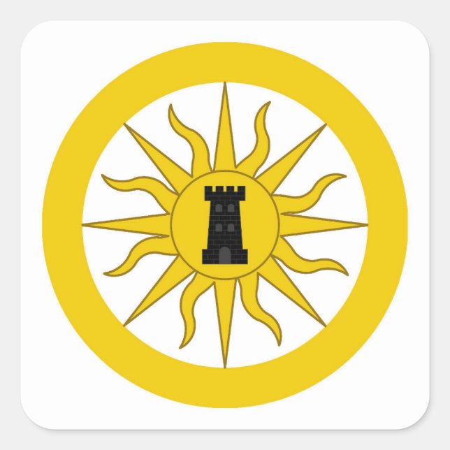 SCA Sol Haven Populace Badge Square Sticker (Front)