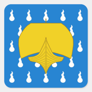 SCA Stormhold Populace Badge Square Sticker