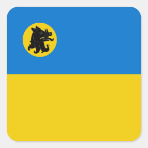 SCA Tir Ysgithr Populace Badge Square Sticker