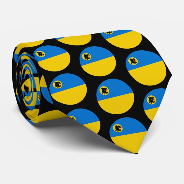 SCA Tir Ysgithr Populace Badge Tie (Rolled)