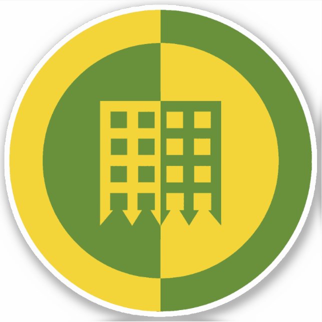 SCA Unser Hafen Vinyl Sticker (Front)