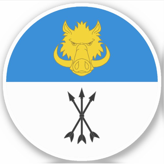 SCA Vest Yorvik Vinyl Sticker (Front)