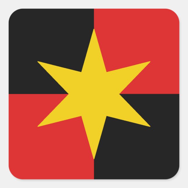 SCA Vindheim Populace Badge Square Sticker (Front)