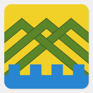 SCA Wyldewode Populace Badge Square Sticker