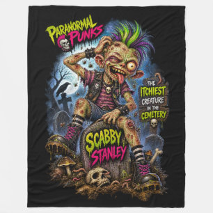 Scabby Stanley - Paranormal Punks Fleece Blanket