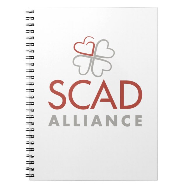 SCAD Alliance spiral notebook (Front)