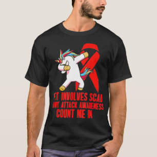 SCAD Heart Attack Survivor Dose US Warrior Awarene T-Shirt