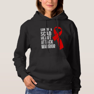 Scad Heart Attack Survivor Life Hardwork Warrior A Hoodie