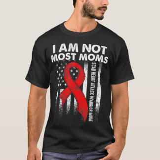 SCAD Heart Attack Survivor Therapy Warrior Awarene T-Shirt