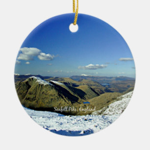 Scafell Pike, England Ceramic Ornament