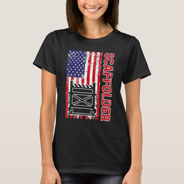 Scaffolder Mentoring Scaffold Builder Scaffolding T-Shirt (Front)