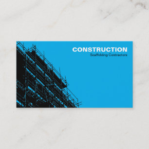 Scaffolding HC - Blue Business Card