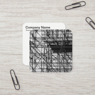 Scaffolding Square Business Card