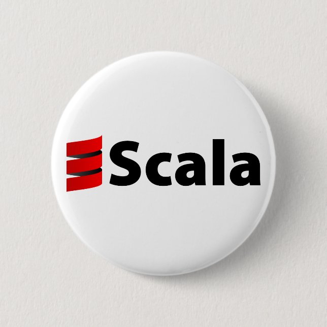 Scala Button, Scala Logo 6 Cm Round Badge (Front)