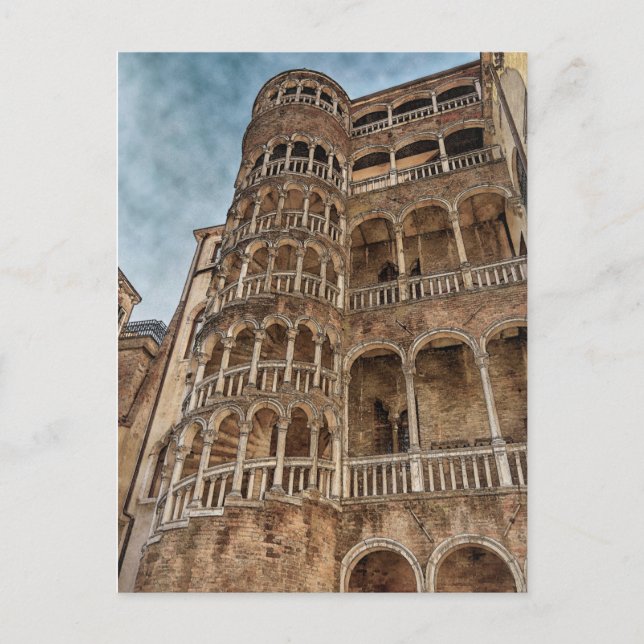 Scala Contarini del Bovolo | Venice Italy Photo Postcard (Front)