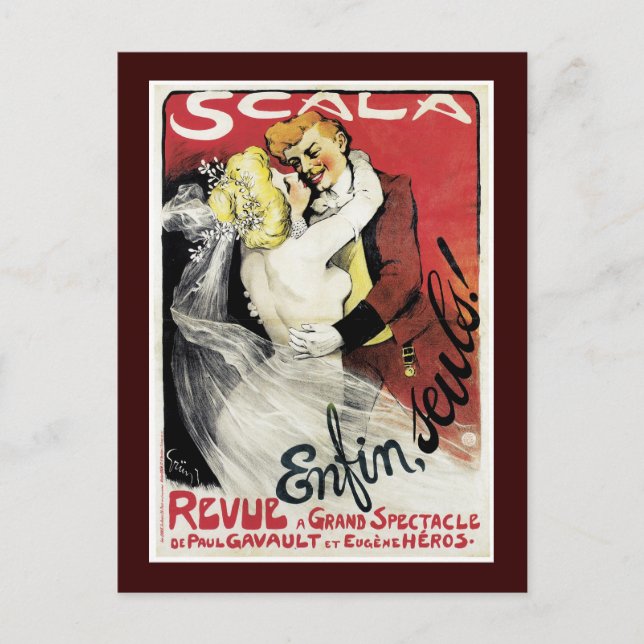 Scala ~ Enfin, Seuls! Postcard (Front)