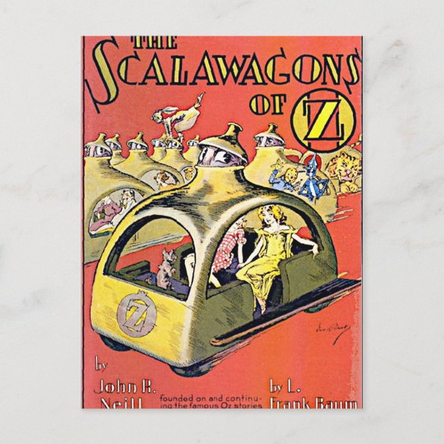 Scalawagons Of Oz Postcard (Front)